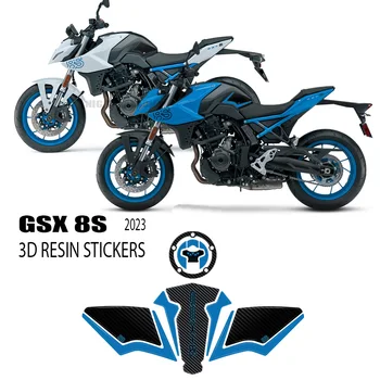  Для SUZUKI GSX-8S, GSX8S, GSX 8S, 2023, Аксессуары для мотоциклов, 3D наклейка из эпоксидной смолы, Защитная наклейка, Набор наклеек
