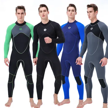  Профессиональная одежда для дайвинга, мужская одежда для подводной охоты, неопрен для подводного плавания, для серфинга, сохраняет тепло и устойчива к царапинам, 3 мм
