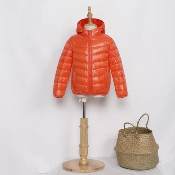  Пуховик для девочек, куртка, хлопковая верхняя одежда, ветровка 2023, однотонная теплая утепленная зимняя лыжная одежда, спортивная школьная детская одежда